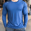Camisa de Entrenamiento de Manga Larga de Secado Rápido para Hombres