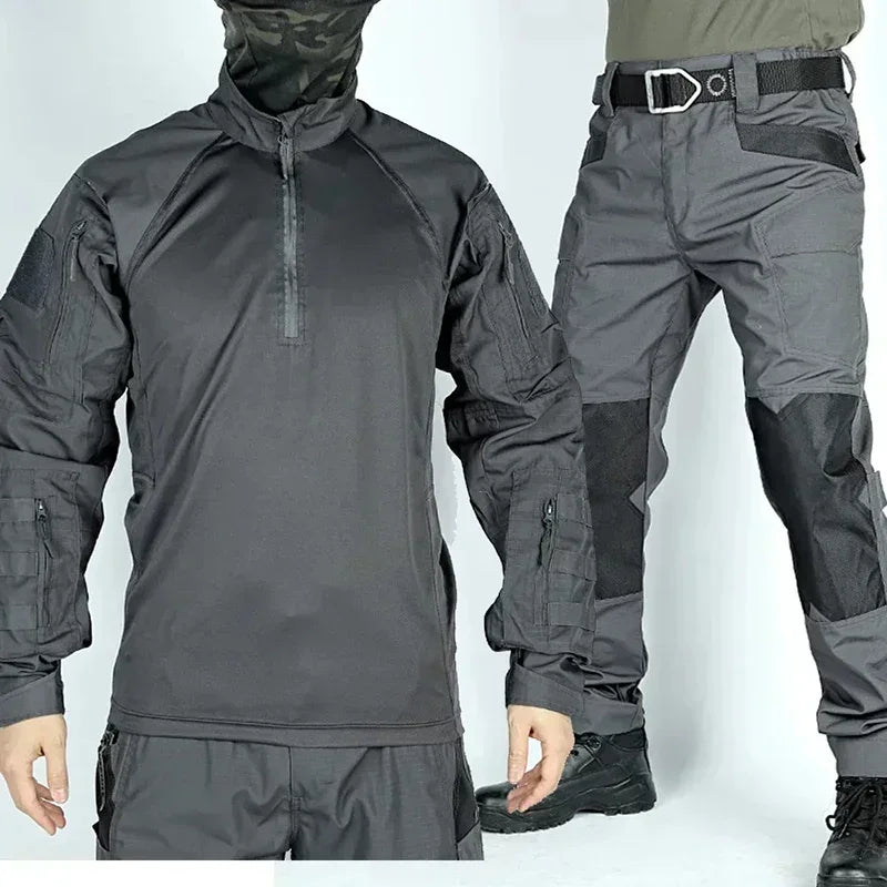 Ensemble de Vêtements Tactiques pour Hommes pour Aventures en Plein Air