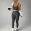 Women's Seamless Cropped Top & Pants Set