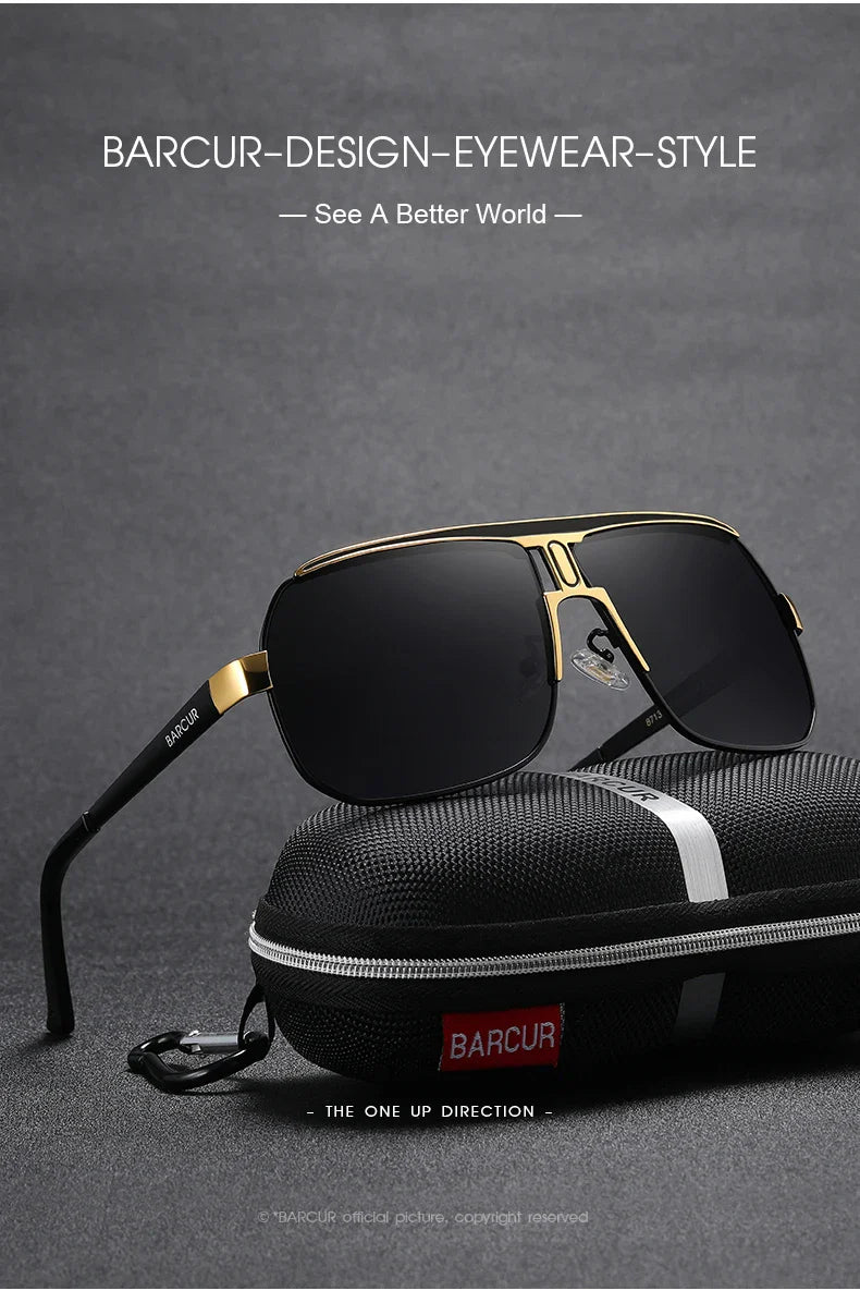 Lunettes de sport polarisées BARCUR pour hommes - Protection UV400