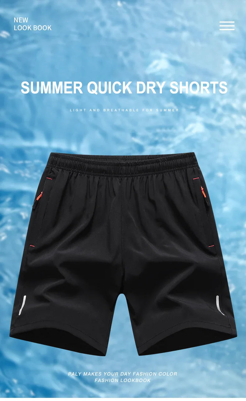 Shorts de course réfléchissants pour hommes