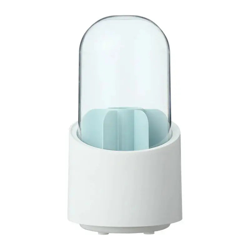 Rangement de pinceaux de maquillage de bureau élégant avec couvercle