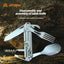 Couteau Portable Multifonction en Acier Inoxydable