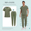 Unisex Multicolor Medical Scrub Sets