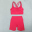 Women's Cross Back Yoga Set with Pockets
