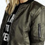 Chaqueta Bomber O-Cuello Vintage Chic: Esencial Atemporal de Otoño