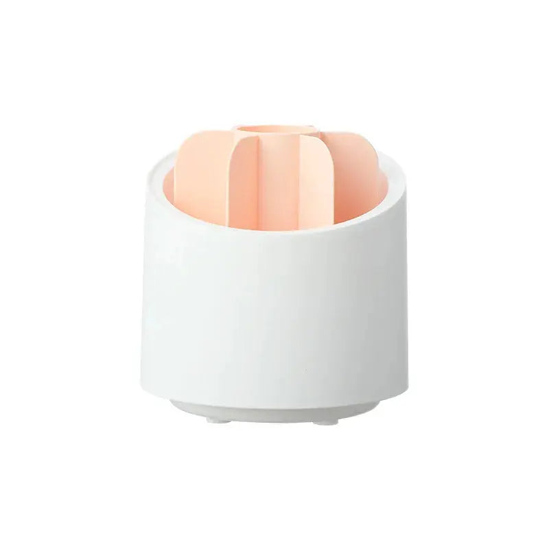 Rangement de pinceaux de maquillage de bureau élégant avec couvercle
