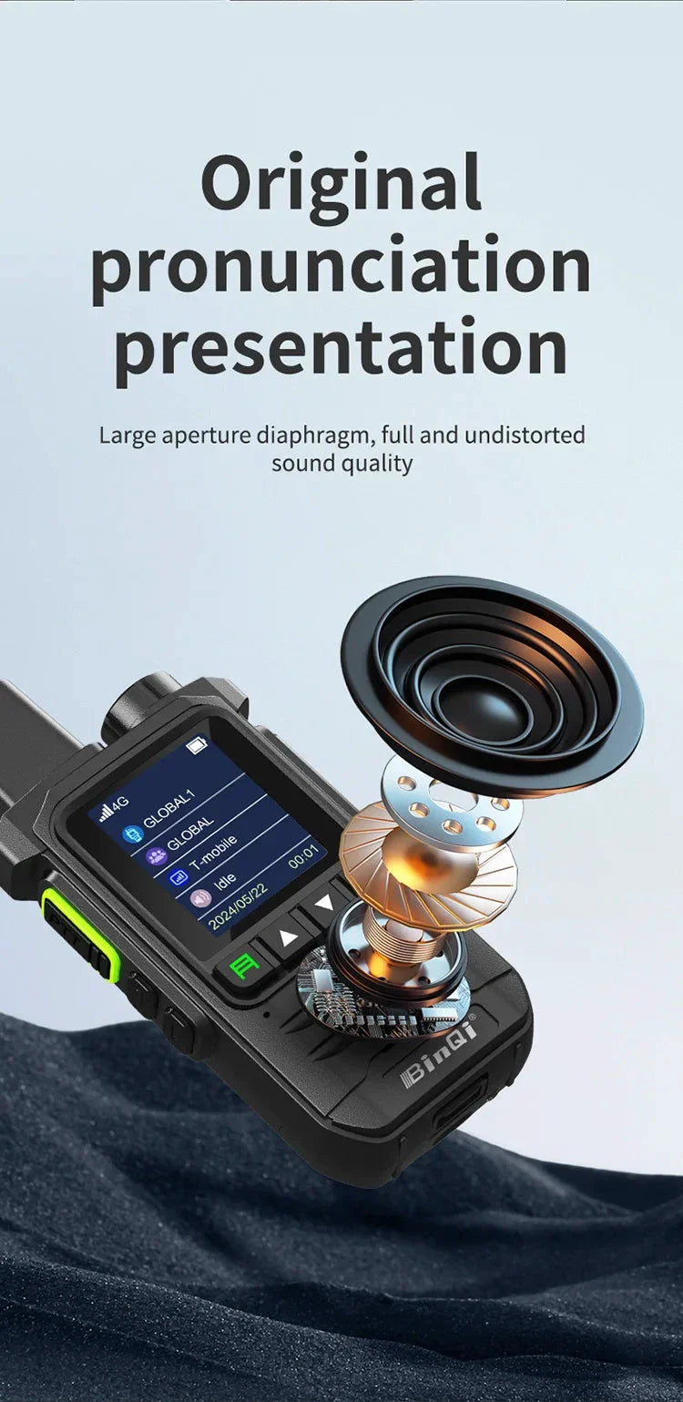BINQI-K6 Talkie POC 4G - Dispositif de communication mondial