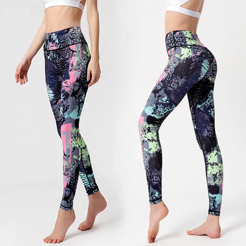 Pantalones de Yoga de Cintura Alta para Mujeres