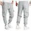 Men's Straight Fit Sweatpants with Drawstring and Pockets