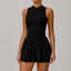 Conjunto de Mono Sin Mangas con Cremallera y Falda