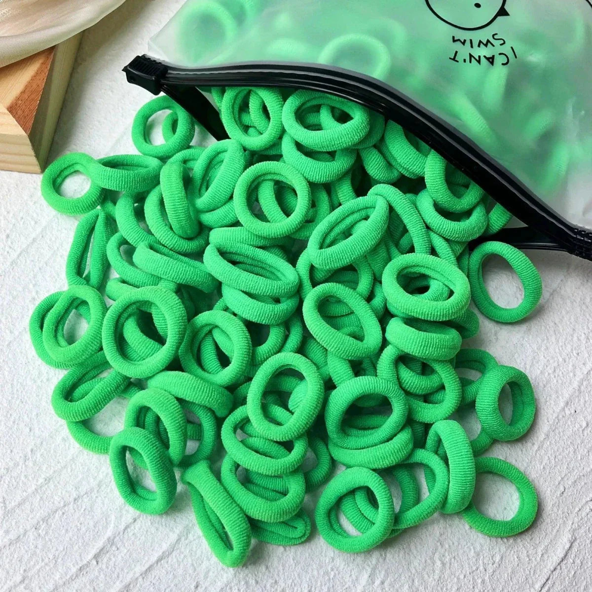 Colorful Kids Elastic Hair Bands - 20/50pcs Set