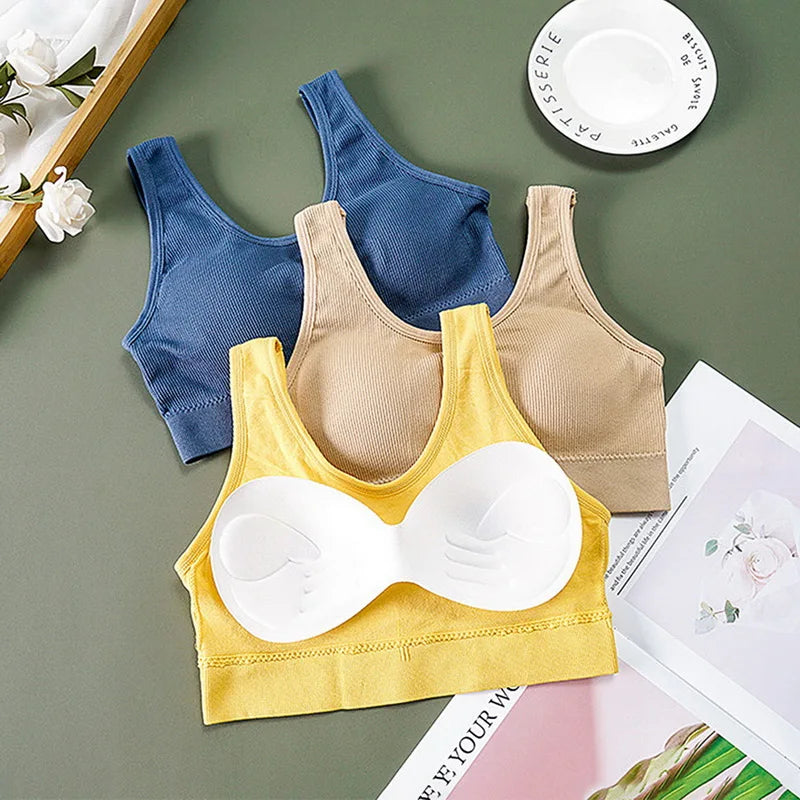 Top de Sujetador Sin Costuras para Mujeres - Comodidad Definitiva
