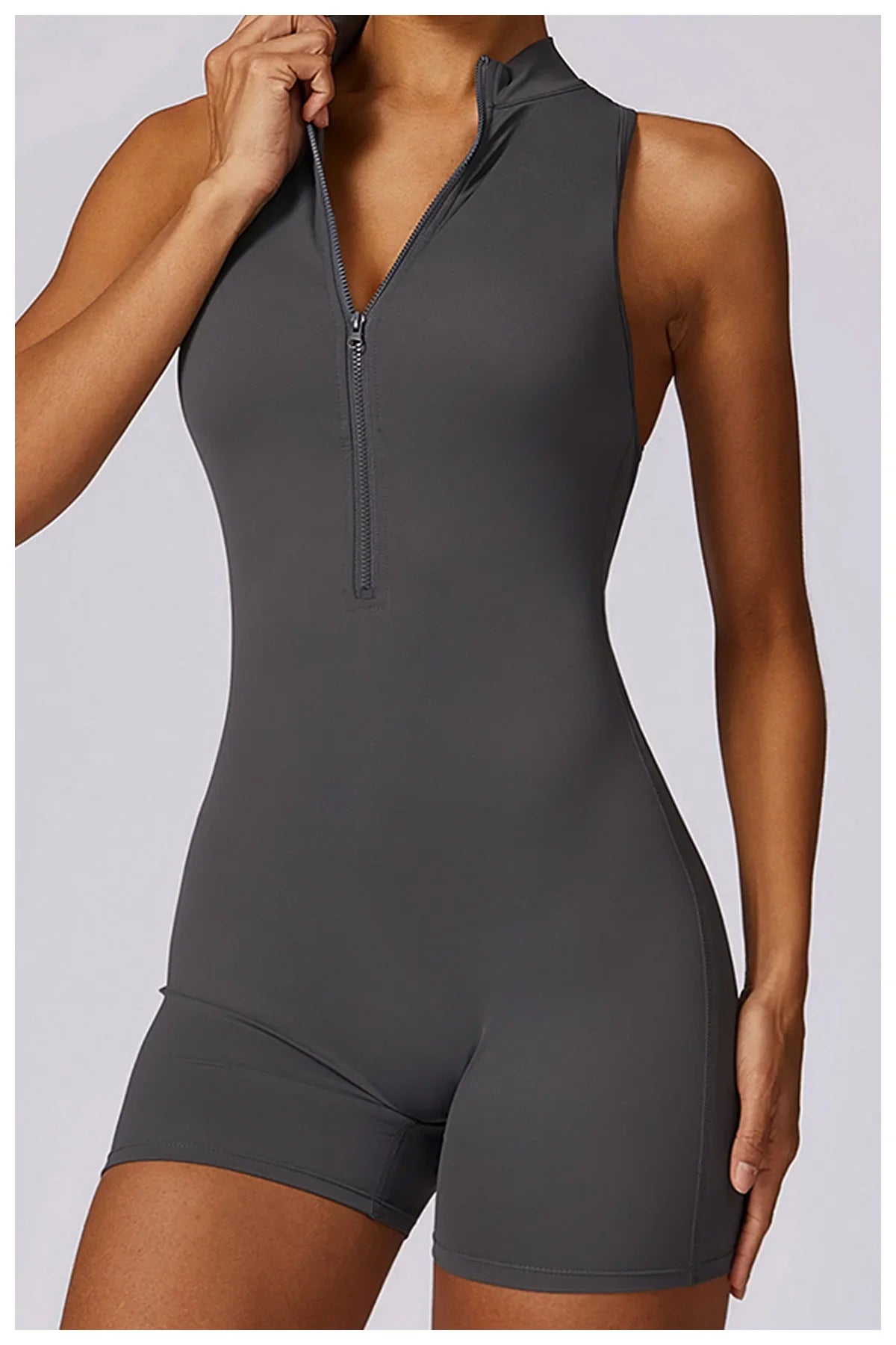 Women’s Sleeveless Slim Jumpsuit for Activewear