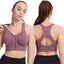 Women's Front Zipper Sports Bra for Active Lifestyles