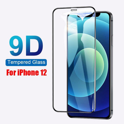 9D Full Cover Tempered Glass Screen Protector for iPhone