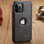 Coque de téléphone en cuir PU de luxe pour iPhone - Protection élégante