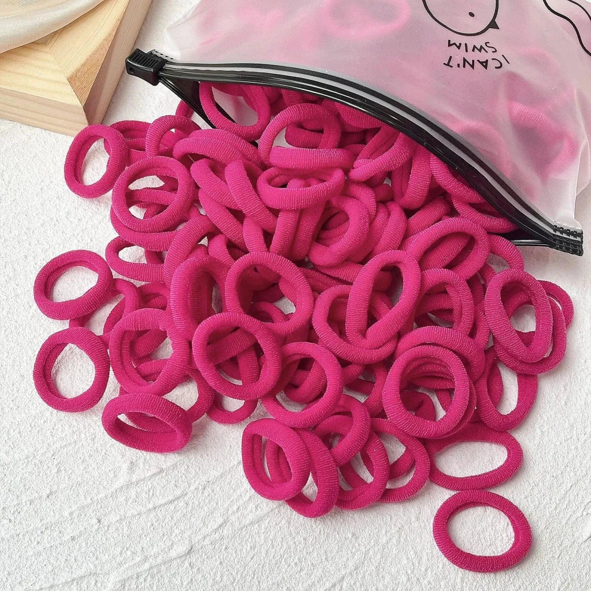 Colorful Kids Elastic Hair Bands - 20/50pcs Set