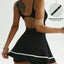Women's Color Blocked Tennis Short Skirt