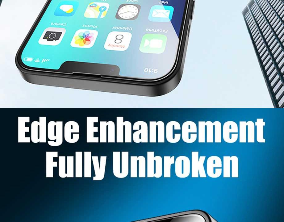 4Pcs Full Cover Tempered Glass Screen Protector for iPhone