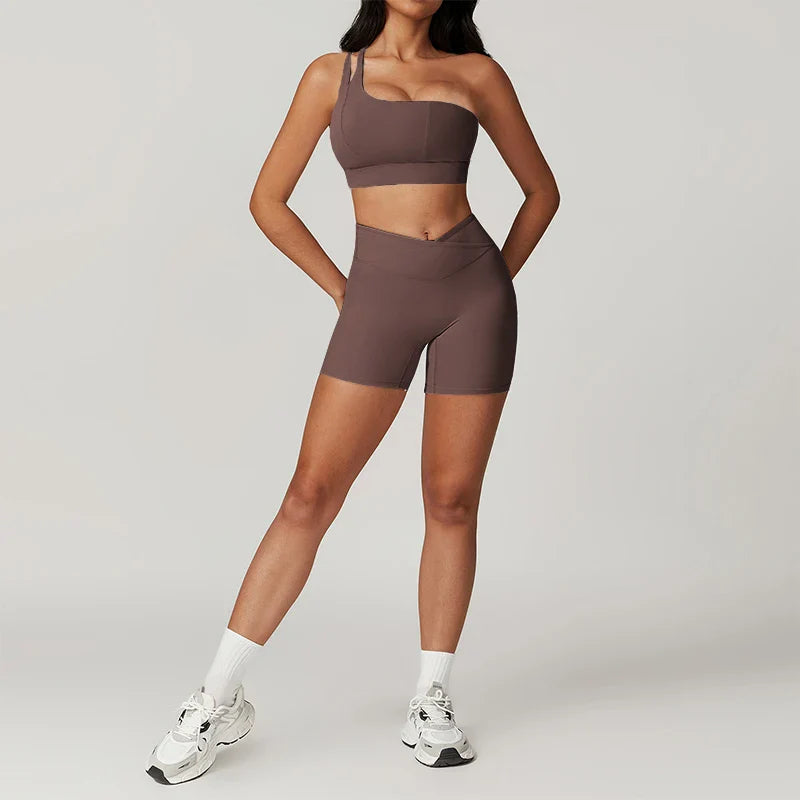 Conjunto de Mallas y Shorts Push-Up para Mujer