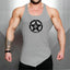 FlexFit Cotton Sleeveless Muscle Tank - Irregular Hem