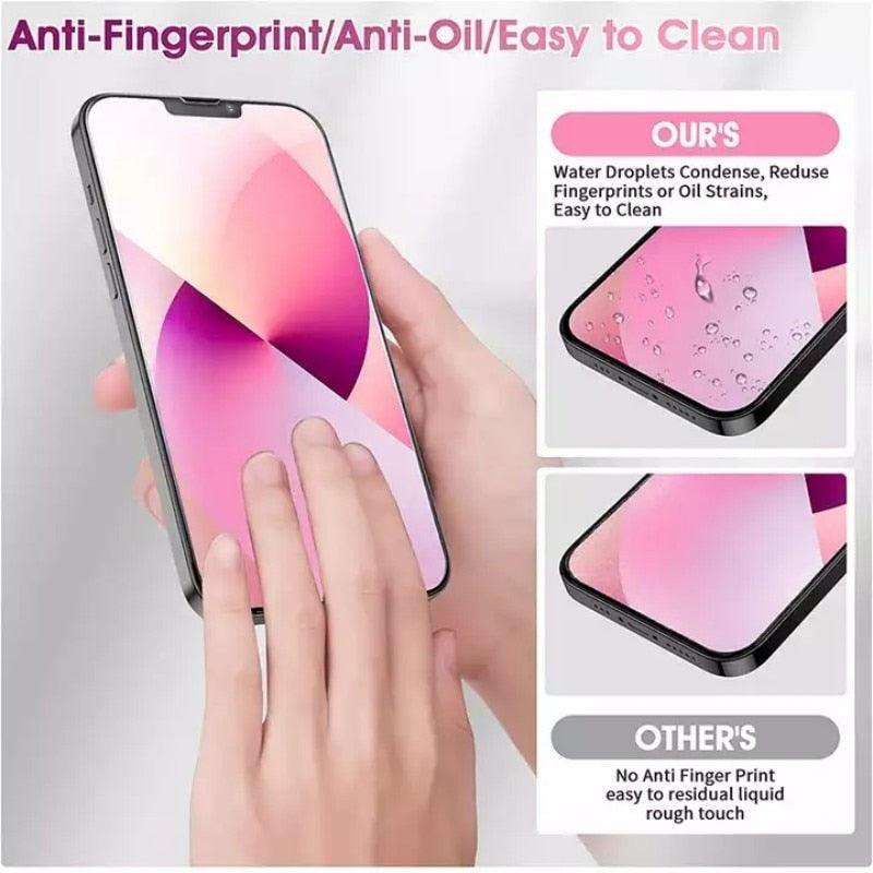 4PCS Protecteurs d'écran en verre trempé premium pour iPhone