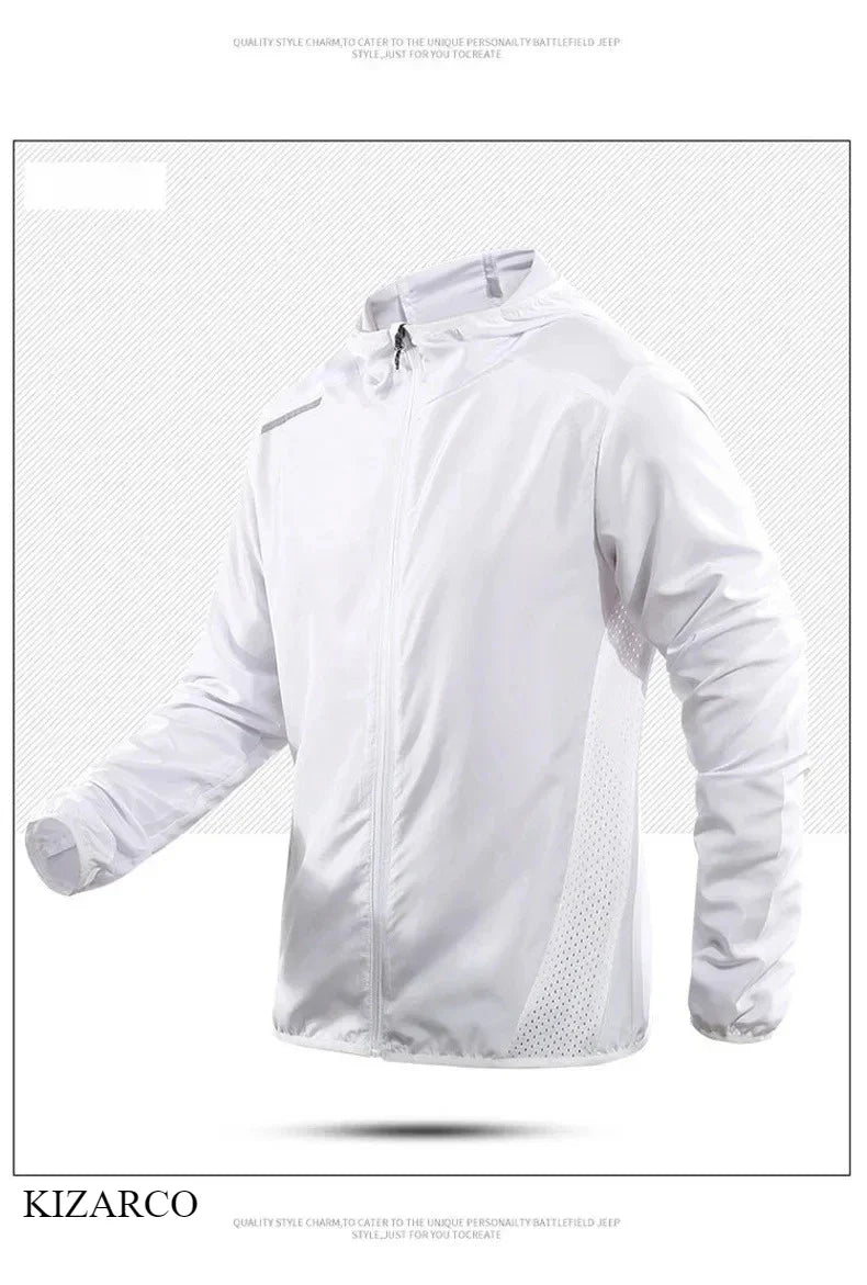 Veste de course à capuche premium