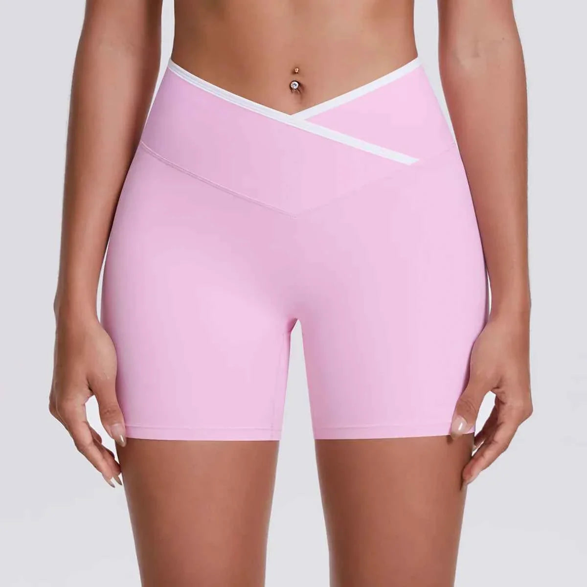 Shorts de Fitness para Mujeres con Cintura en Forma de V