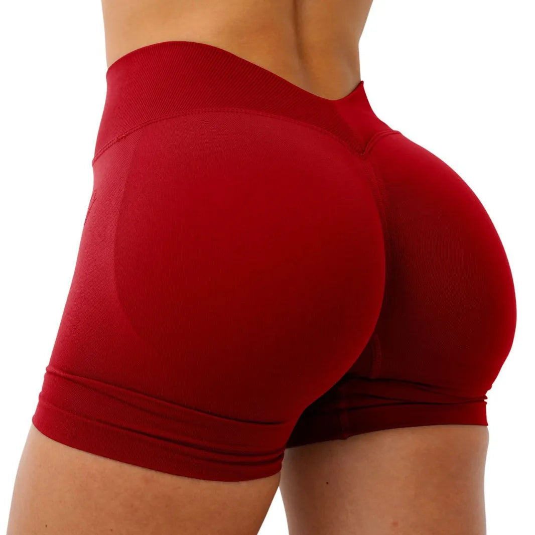 Shorts de yoga taille haute pour femmes - Vêtements de sport premium