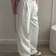 ChicEase Pantalons Jogging Taille Haute à Jambes Larges