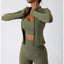 Women Zip Long Sleeve Sports Jacket