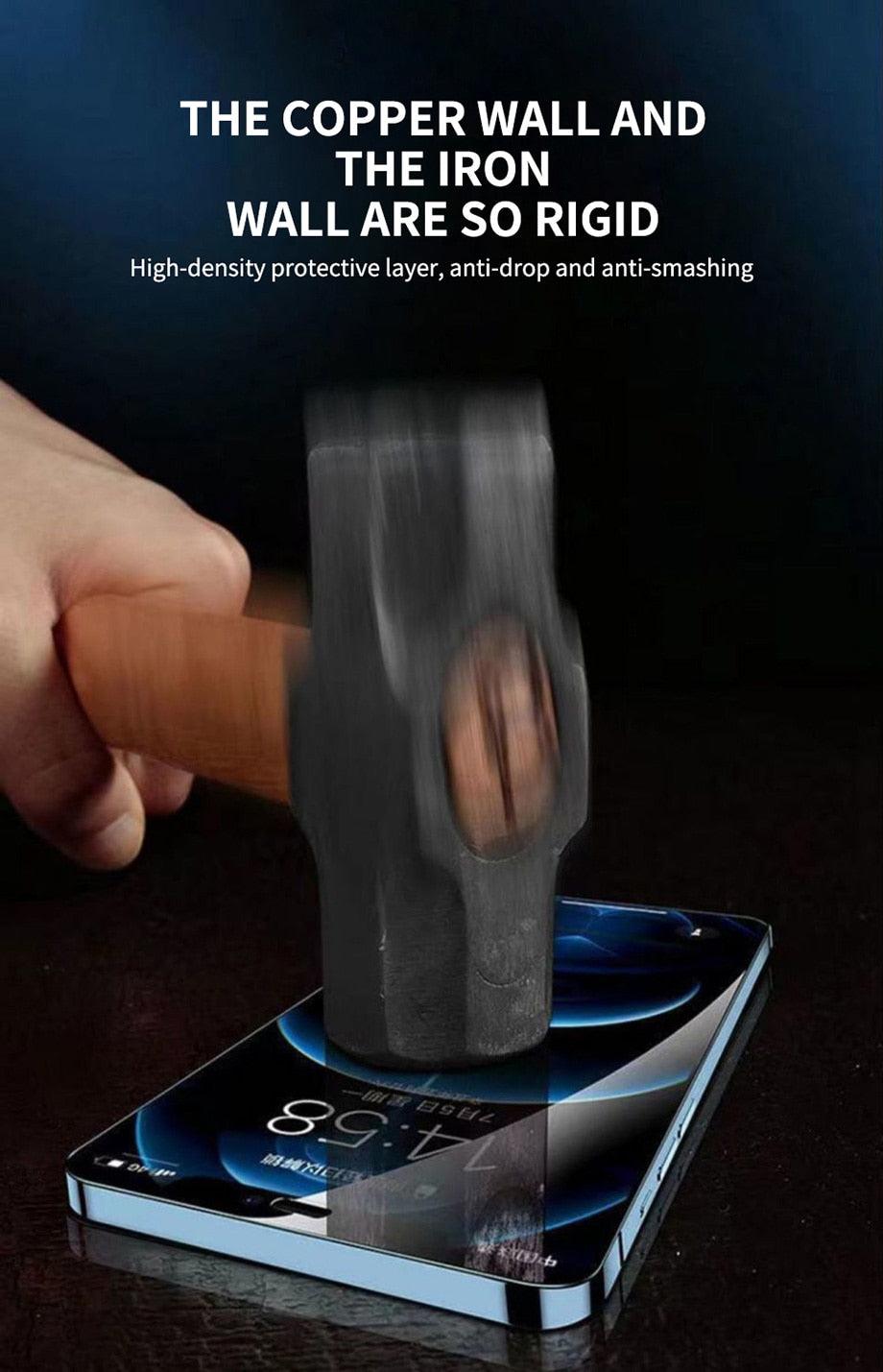 Protector de Pantalla de Vidrio Templado 9D para Modelos de iPhone