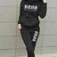 Ensemble de sweat à capuche et pantalon de survêtement de luxe pour femmes