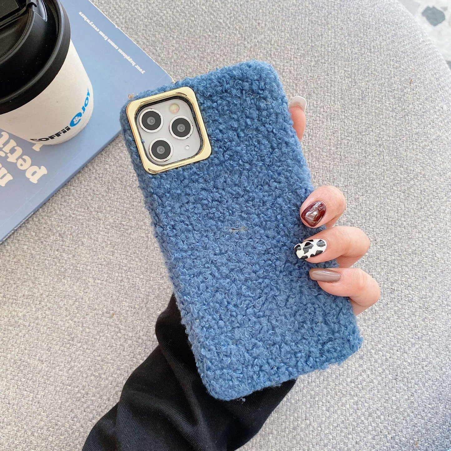 Furry Fluffy Phone Case for iPhone - Stylish Protection