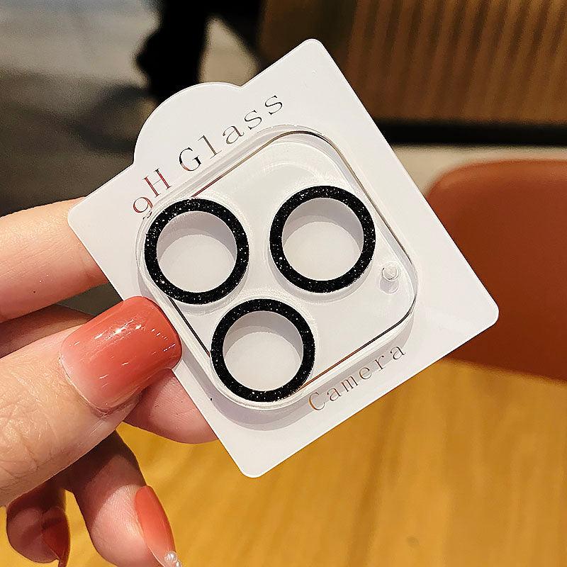 Glitter Full Cover Camera Lens Protector for iPhone