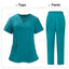 Premium Spandex Scrub Uniform Set - Top & Pants