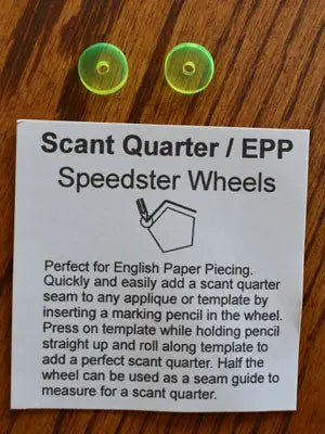 Ruedas Scant Quarter/EPP Speedster para Costura de Precisión
