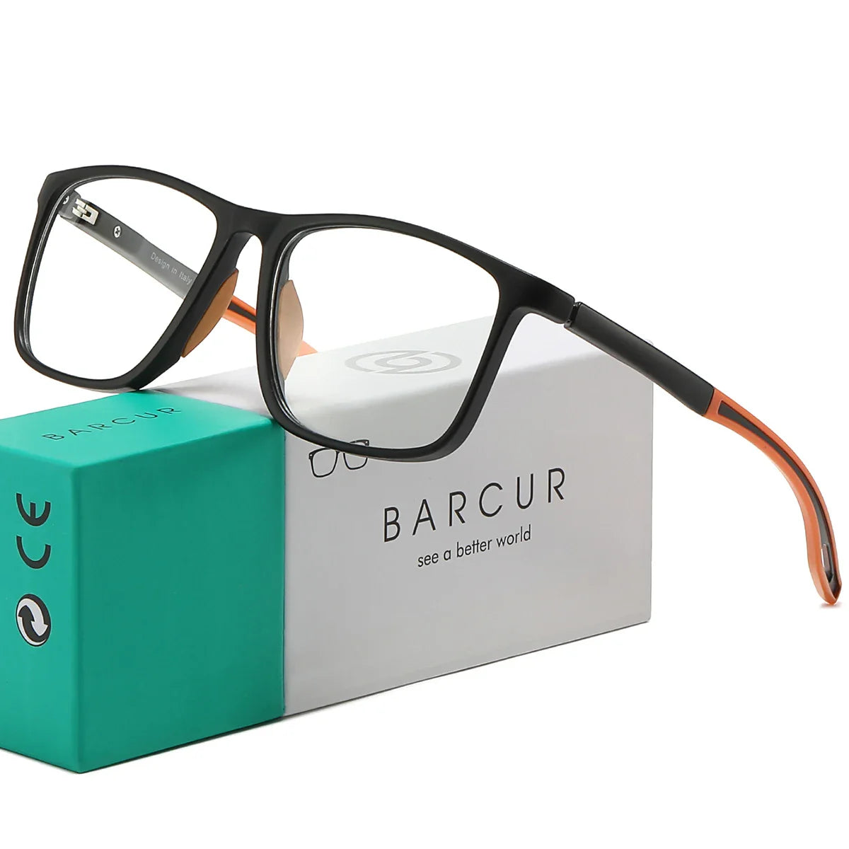 BARCUR Ultra-Light Sports Reading Glasses for Men & Women – Durable Presbyopia Eyewear with High-Definition Lenses – Stylish Rectangle Reade - Korvel