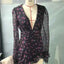 Vestido Mini Floral con Volantes Elegante