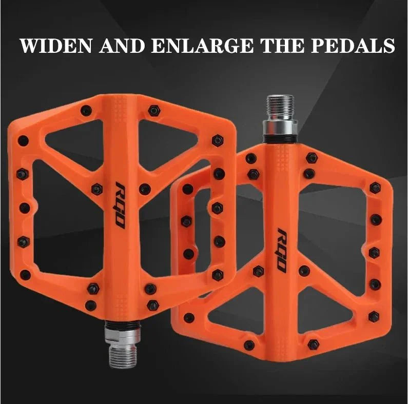 Pédales de vélo ultralégères RGO - Adhérence premium pour le VTT