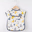 Bavoir imperméable à manches longues premium pour enfants