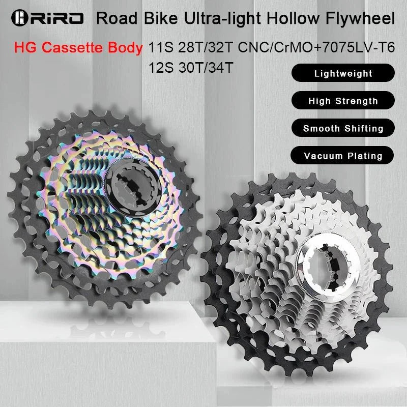 RIRO Ultra-light Hollow Freewheel for Enhanced Cycling Performance