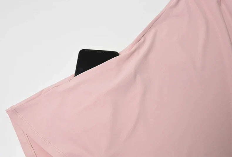 Camiseta con capucha para yoga y running AirFlow para mujer