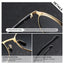 BARCUR Retro Polarized Women's Sunglasses - Elegant Black Frame