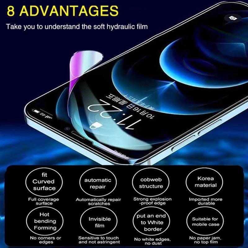 Protecteurs d'écran en hydrogel premium pour modèles d'iPhone