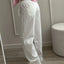 ChicEase Pantalons Jogging Taille Haute à Jambes Larges