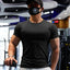 T-shirts de sport pour hommes grande taille en tissu Dry Fit