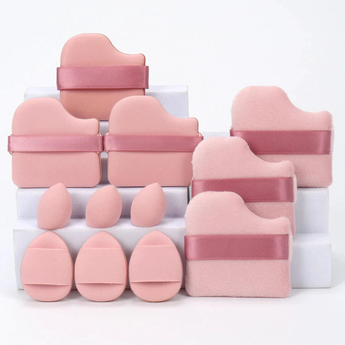 Juego de 12 Esponjas de Maquillaje Multiusos