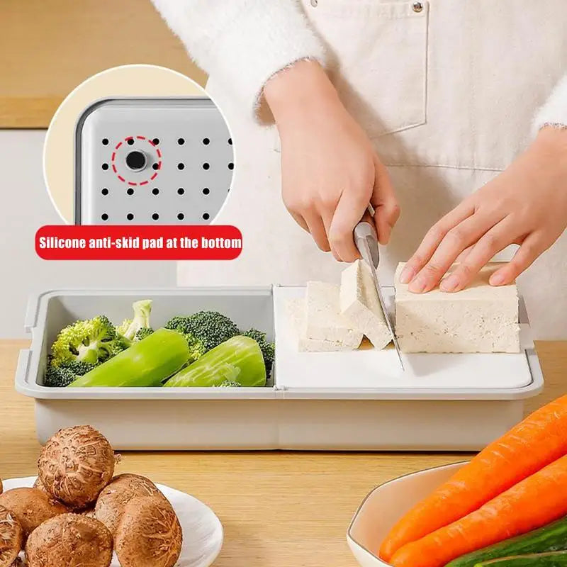 Cortador de Verduras SliceTray - Herramienta de Cocina Todo en Uno